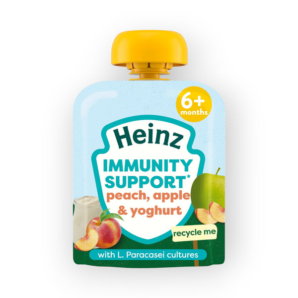 Heinz Immunity Support Peach, apple & Yoghurt, 6+M - 85g