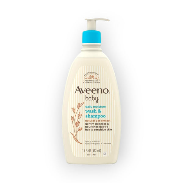 Aveeno Baby Wash and Shampoo, 532ml