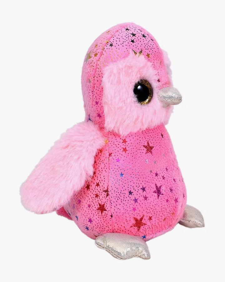 Mirada 18cm Glitter Eye Penguin - Pink Foil