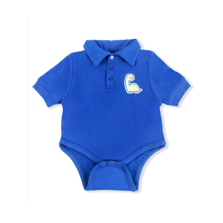 Kidbea Bamboo Soft Fabric onesie For, Baby Boy -Blue Dino