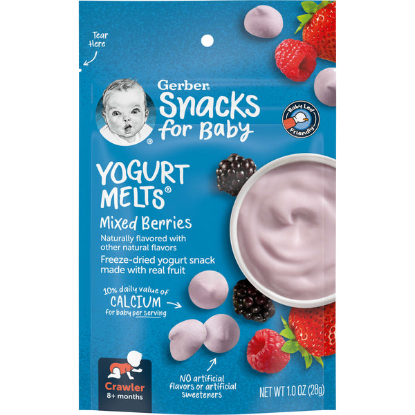 Gerber Yogurt Melts Mixed Berries 8+ Months - 28g