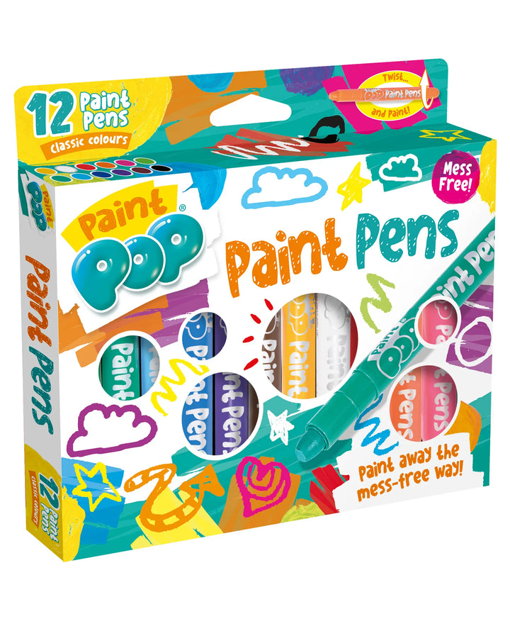 Paint Pop 12 Pack Quick Dry Paint Pens