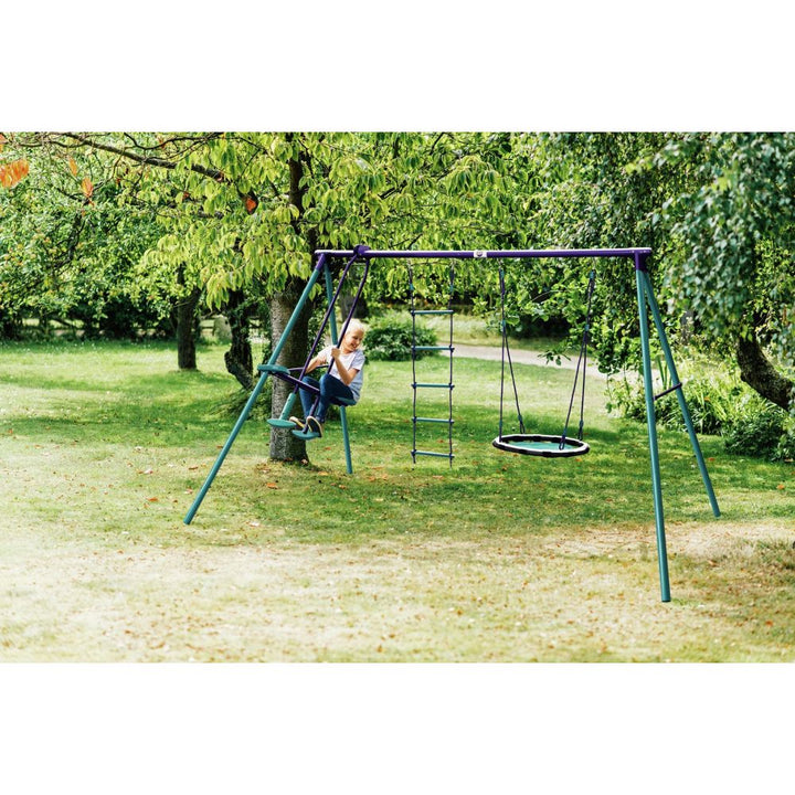 Plum Metal Multiplay Swing Set