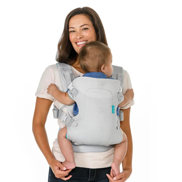 Infantino Flip 4-in-1 Light &amp; Airy Convertible Carrier Dark Grey Birth to 36 Months