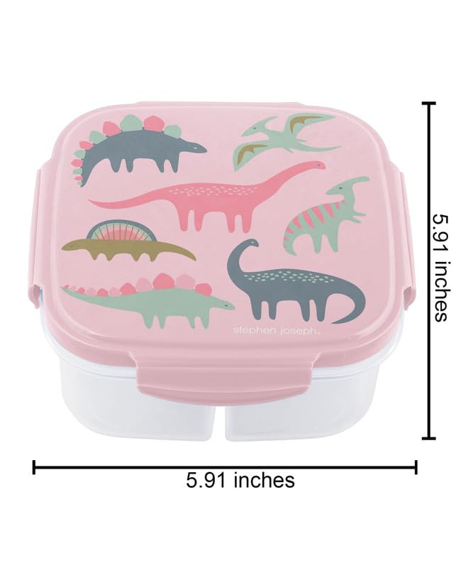 Stephen Joseph Snack Box with ICE-Pack Pink Dino