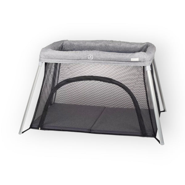 BabyGO Dreams II Travel Cot (Anthracite Grey/Black)