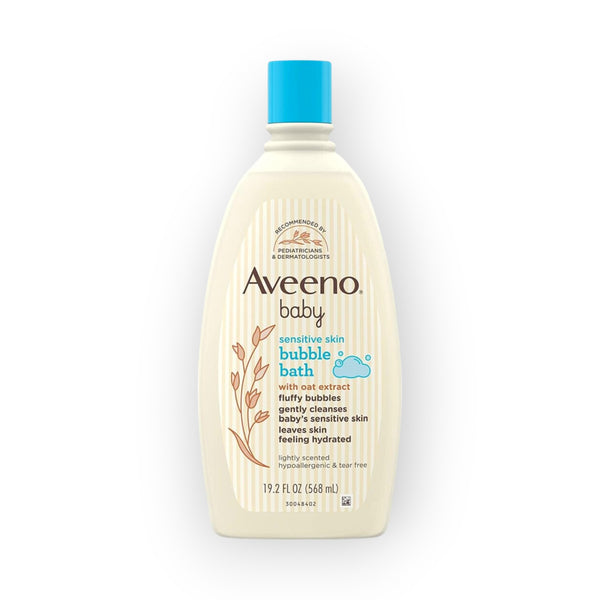 Aveeno Baby Sensitive Skin Bubble Bath, 568ml