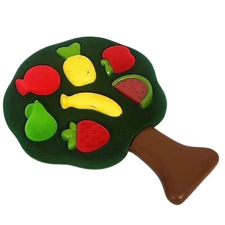 Rubbabu 3D Fruit Shape Sorter – Educational Tree Shaped Puzzle With 7 Bright Fruits