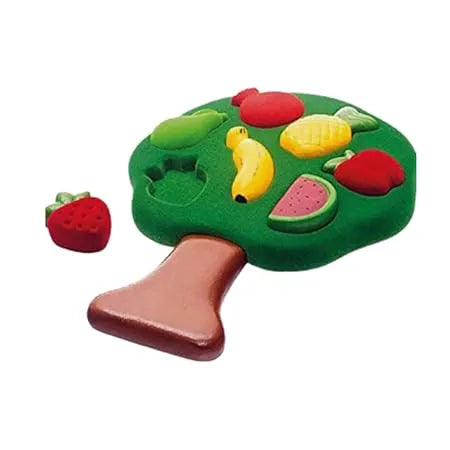 Rubbabu 3D Fruit Shape Sorter – Educational Tree Shaped Puzzle With 7 Bright Fruits