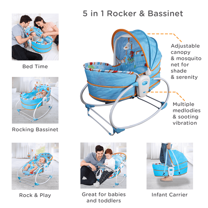 Mastela 5 in1 Rocker & Bassinet