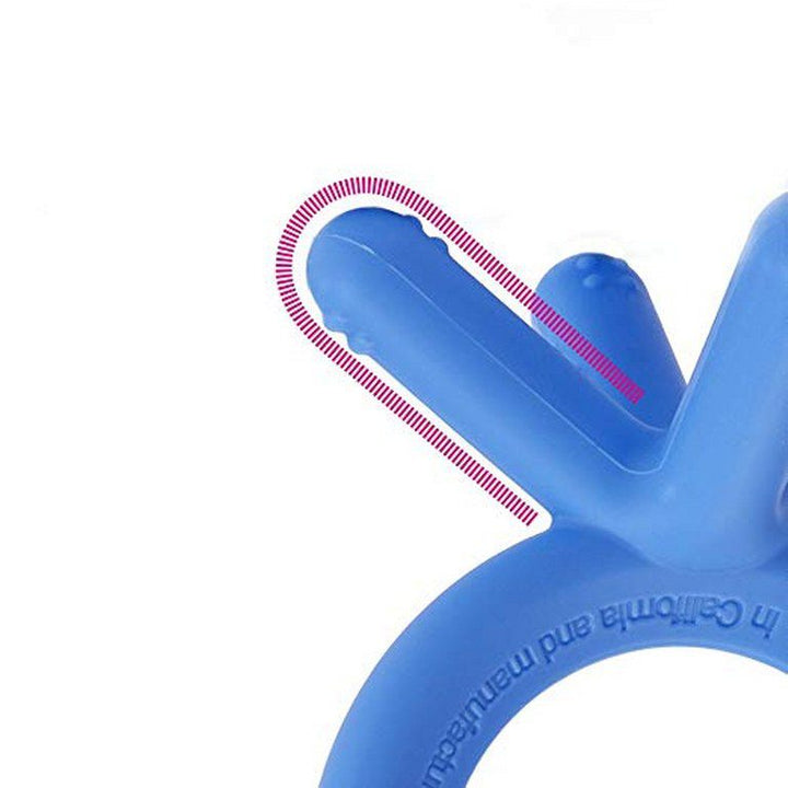 Comotomo Silicone Baby Teether Blue