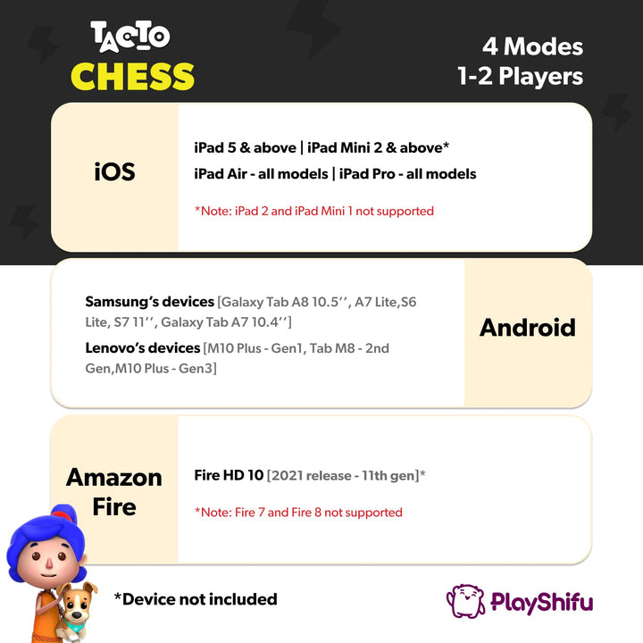 PlayShifu Interactive Chess Board Game - Tacto Chess