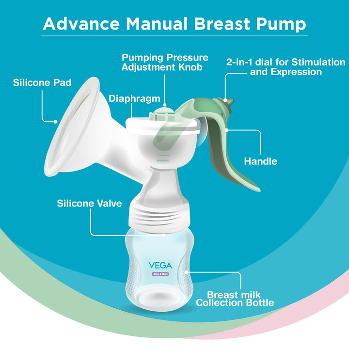 Vega Advance Manual Breast Pump VBBF3 02