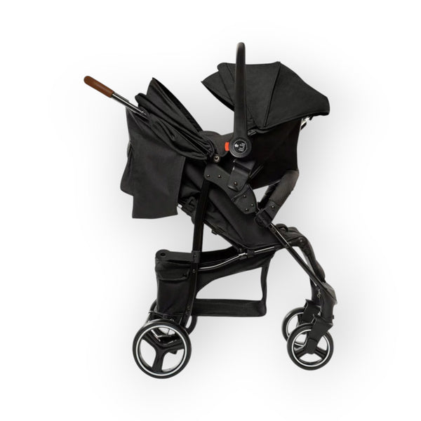 BabyGO Basket 2 in 1 Stroller (Dark Grey)