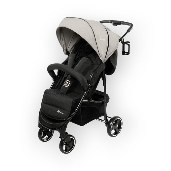 BabyGo Basket Stroller (Grey)