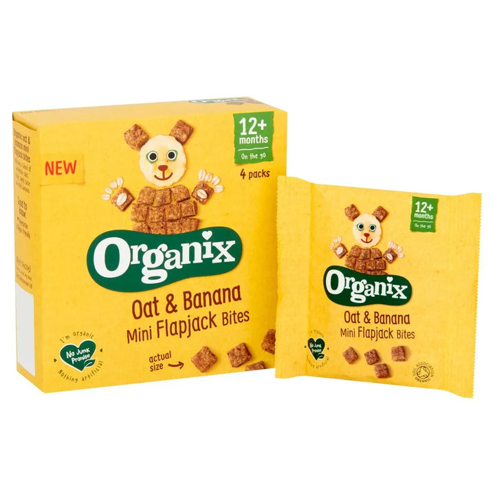 Organix Oat and Banana Mini Flapjack Bites