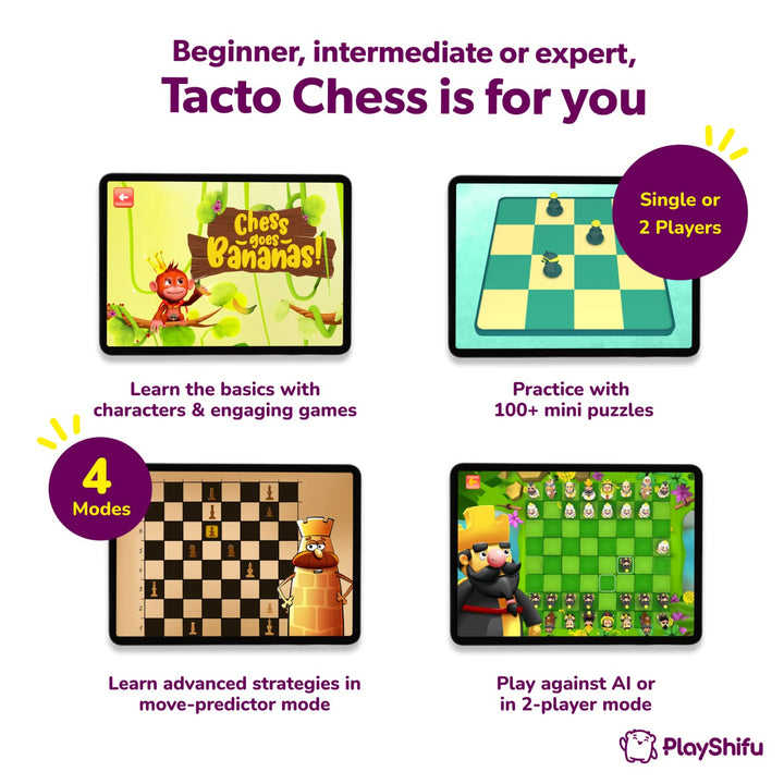 PlayShifu Interactive Chess Board Game - Tacto Chess