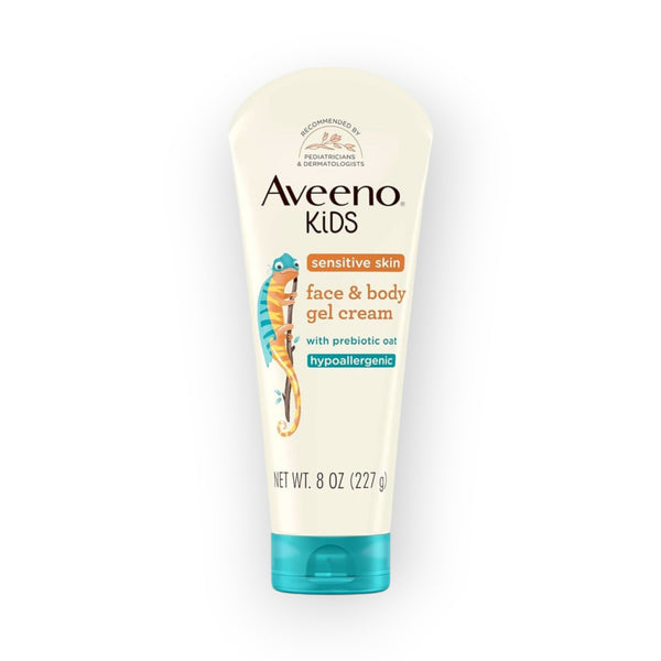 Aveeno Baby Sensitive Skin Face & Body Gel Cream, 227g