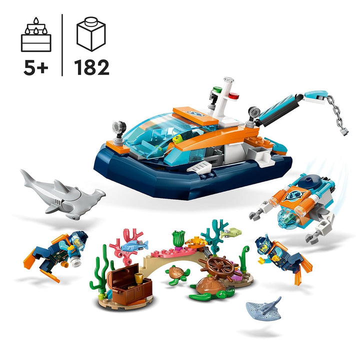 Lego Explorer Diving Boat