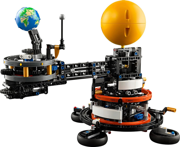 Lego Planet Earth & Moon In Orbit