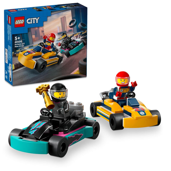 Lego Go-Karts And Race Drivers