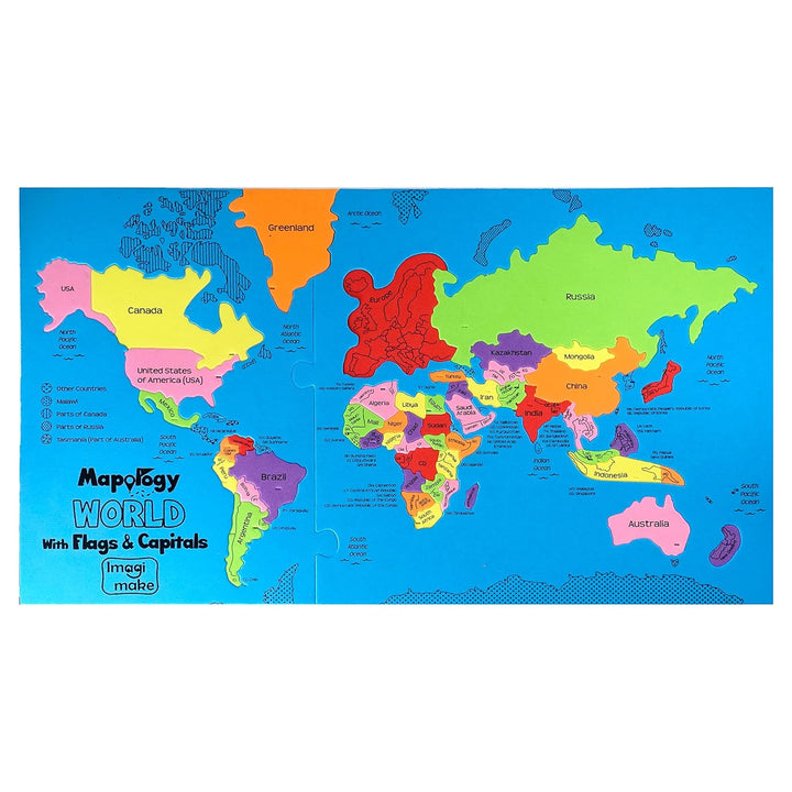 Imagi Make Mapology World with Flags &amp; Capitals