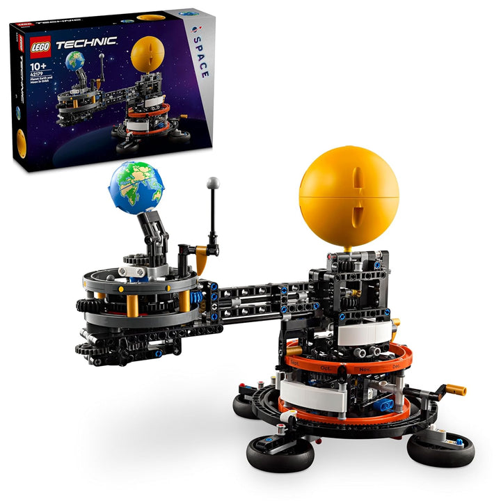 Lego Planet Earth & Moon In Orbit