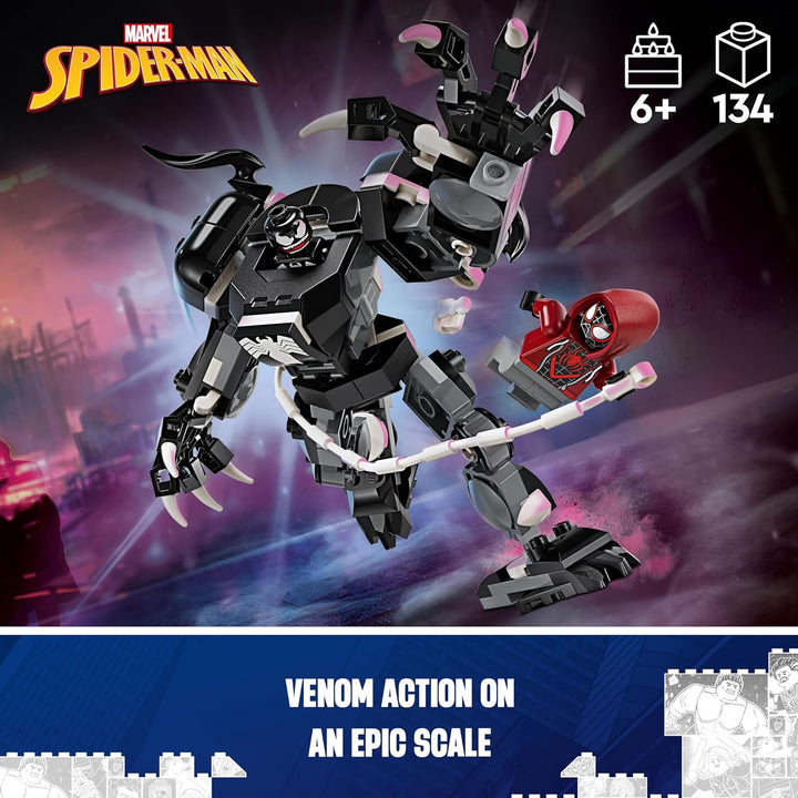 Lego Venom Mech Armor Vs. Miles Morales