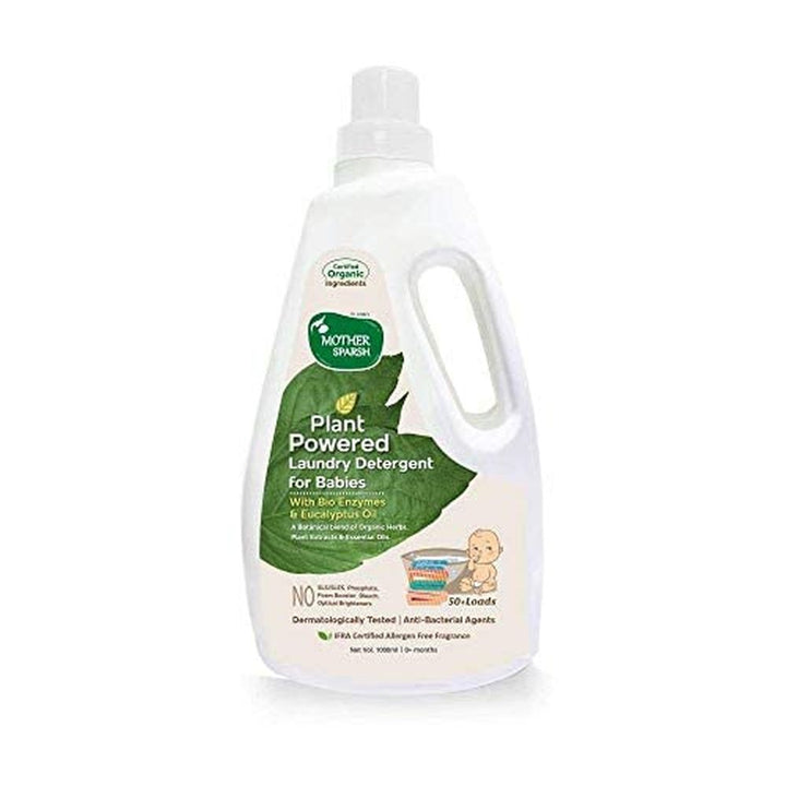 Mother Sparsh Plant Powered Baby Laundry Liquid Detergent- 1Ltr.