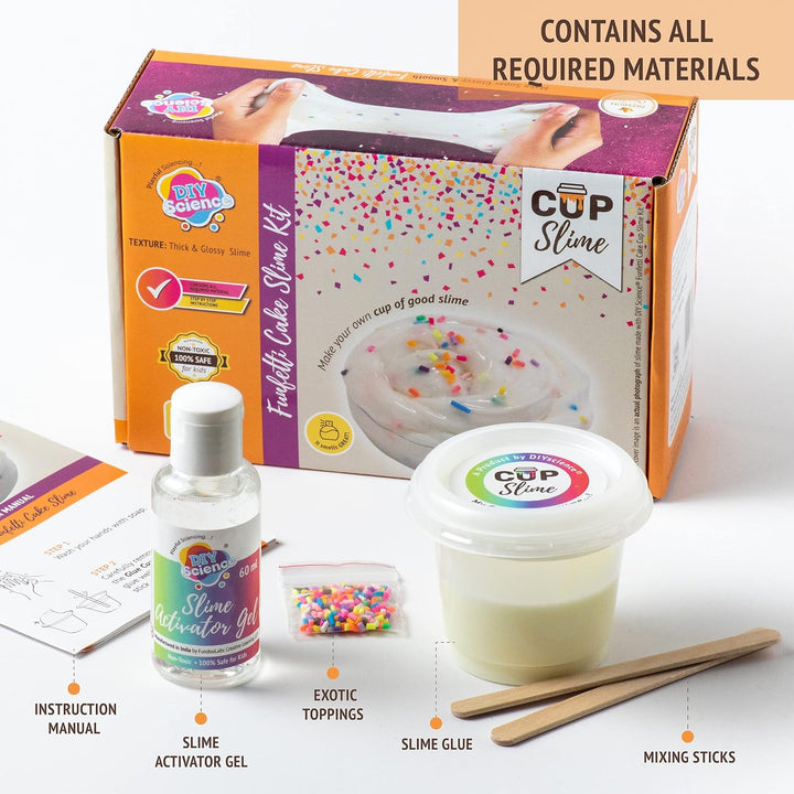 DIYScience Funfetti Cake Slime Kit