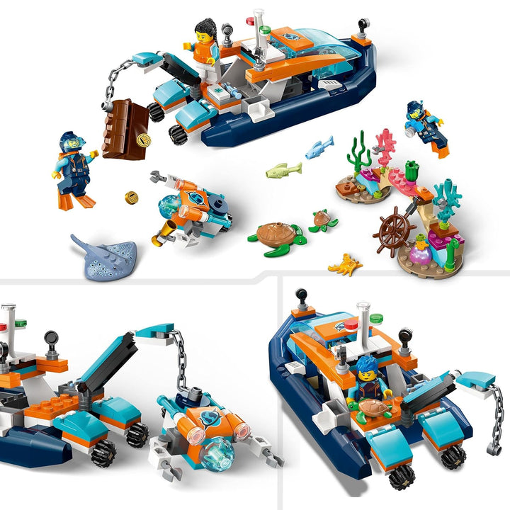 Lego Explorer Diving Boat