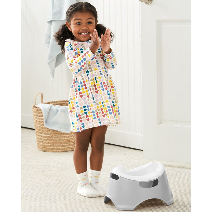 Skip Hop Potty Training, Easy Comfort Potty, Grey/White