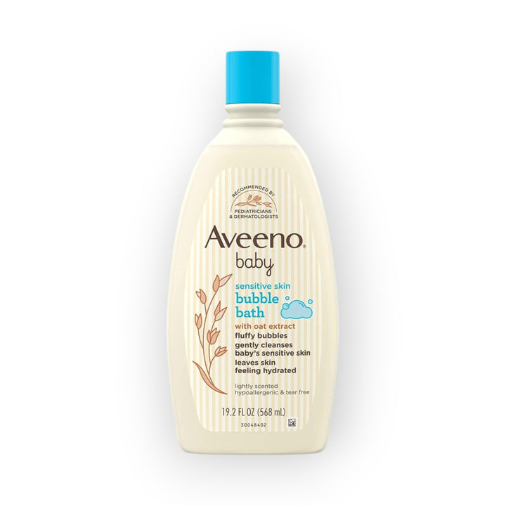 Aveeno Baby Sensitive Skin Bubble Bath, 568ml