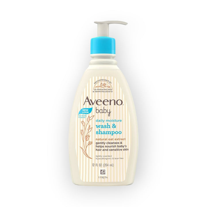 Aveeno Baby Wash & Shampoo, 354ml