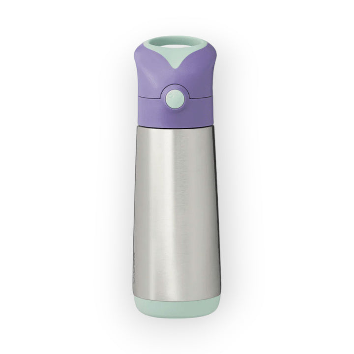 B.box Insulated Straw Sipper 500ml Purple