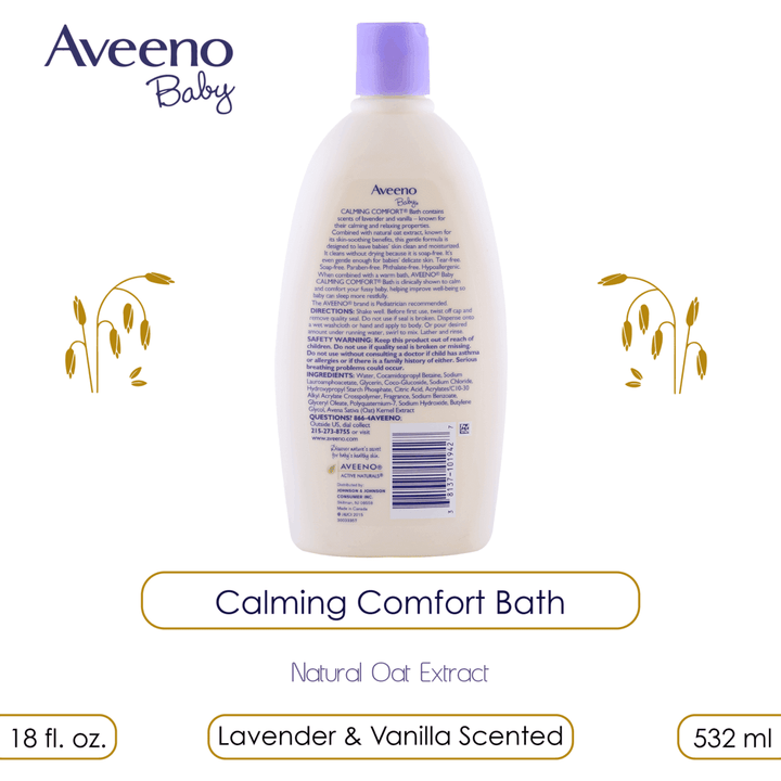 Aveeno Baby Calming Comfort Bath, 532ml