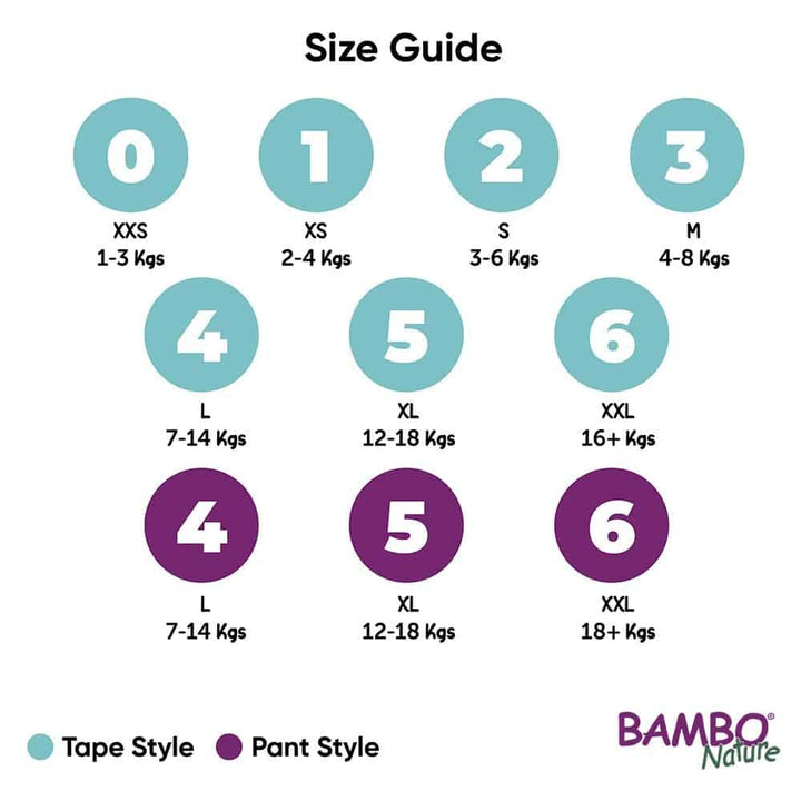 Bambo Nature, Pant Style Diapers