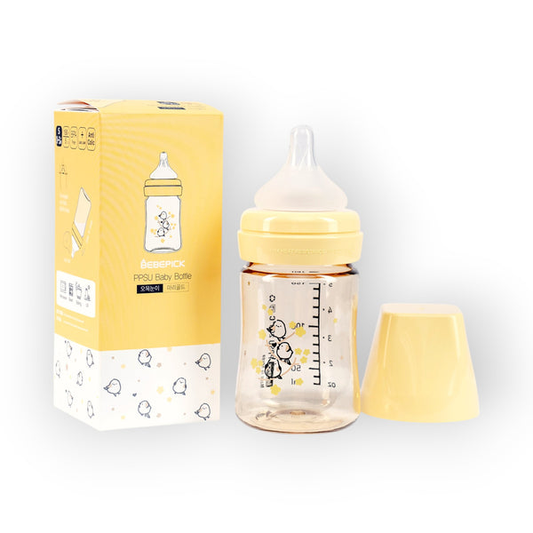 Bebepick PPSU Baby Bottle 150ML, Yellow