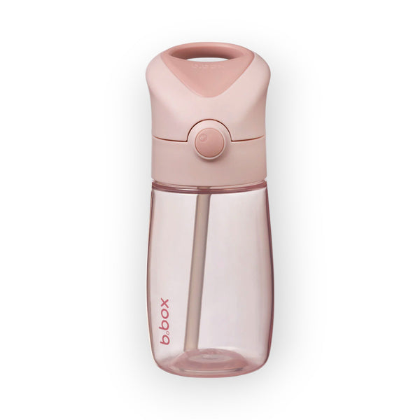 B.box  Straw Drink Bottle Junior 380ml Blush Crush Pink