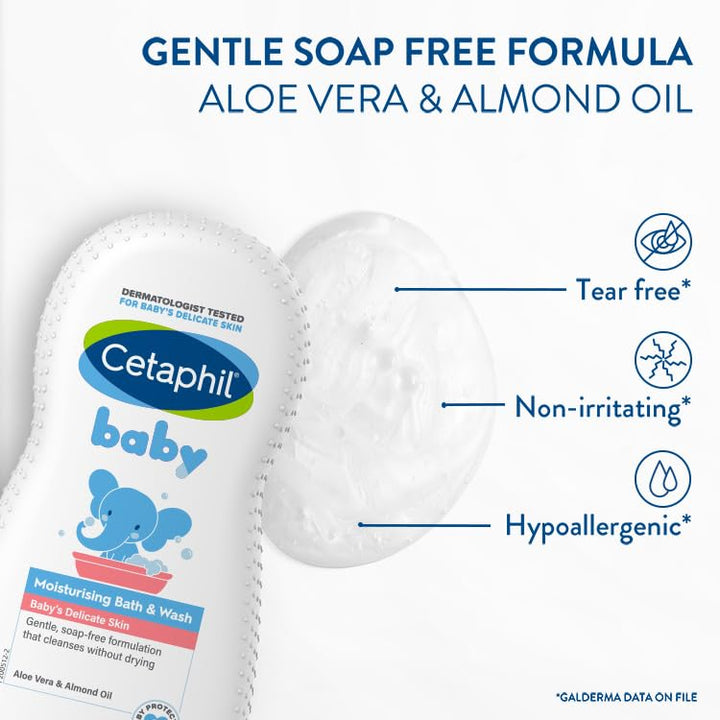 Cetaphil Baby Moisturizing Bath and Wash, 230ml