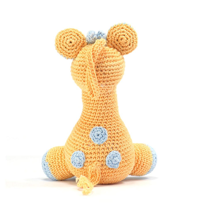 Happy Threads Clever Giraffe - Yellow and Blue