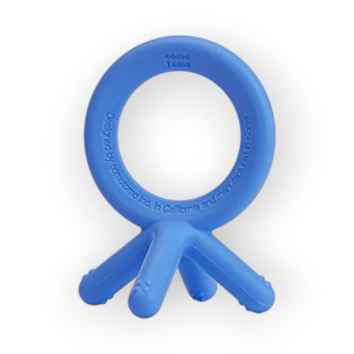 Comotomo Silicone Baby Teether Blue