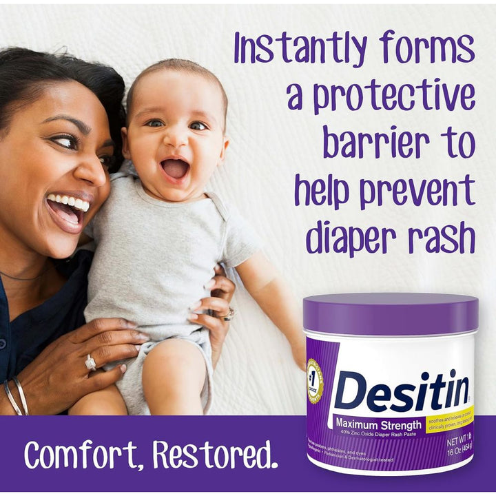 Desitin Maximum Strength Diaper Rash Paste, 454g