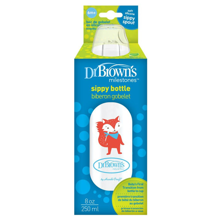 Dr. Browns Sippy Spout Bottle Fox, 250ml