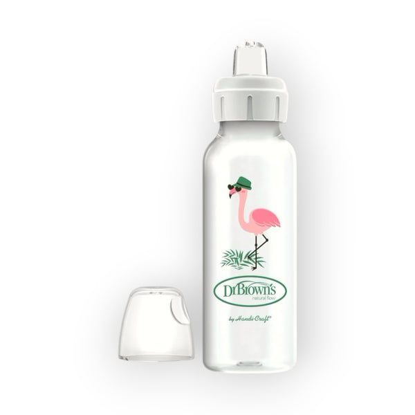 Dr. Browns Sippy Spout Bottle Flamingo, 250ml