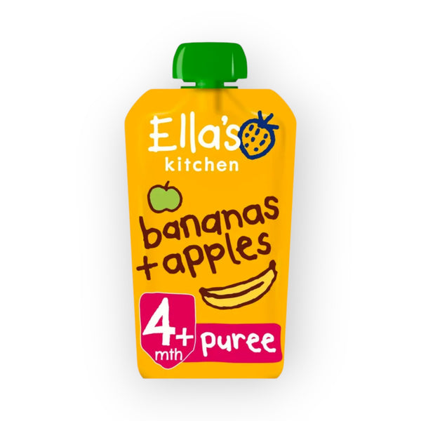 Ella's Kitchen Banana + Apples, 4m+, 120g