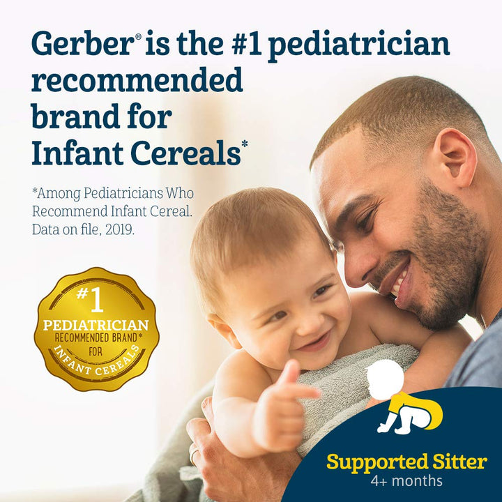 Gerber Baby Rice Single Grain Cereal DHA & Probiotic 227 g