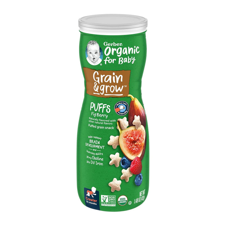 Gerber Organic Puffs Fig Berry - 42g