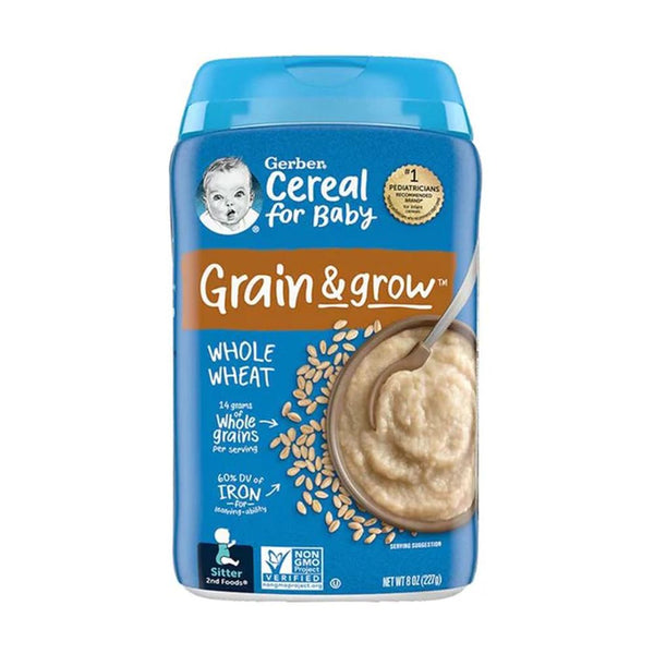 Gerber Whole Wheat Whole Grain Cereal - 227g