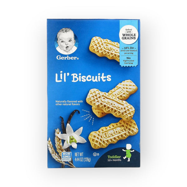 Gerber Lil' Biscuits,12+ Months - 126g